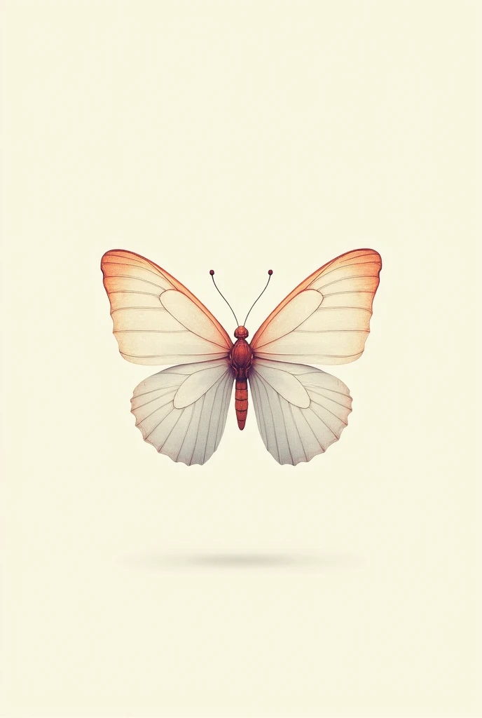 Using basic and simple shapes, with the fundamental elements of the syntax of visual language, illustrate the set: birth, growth, butterfly ripening and aging
