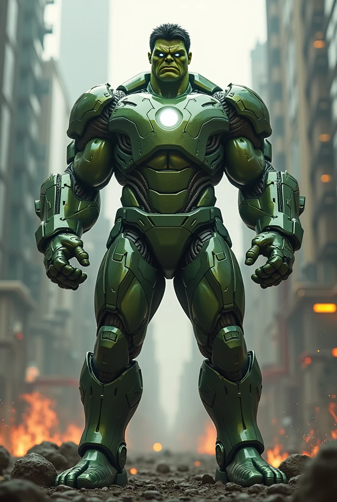 mix hulk and iron man