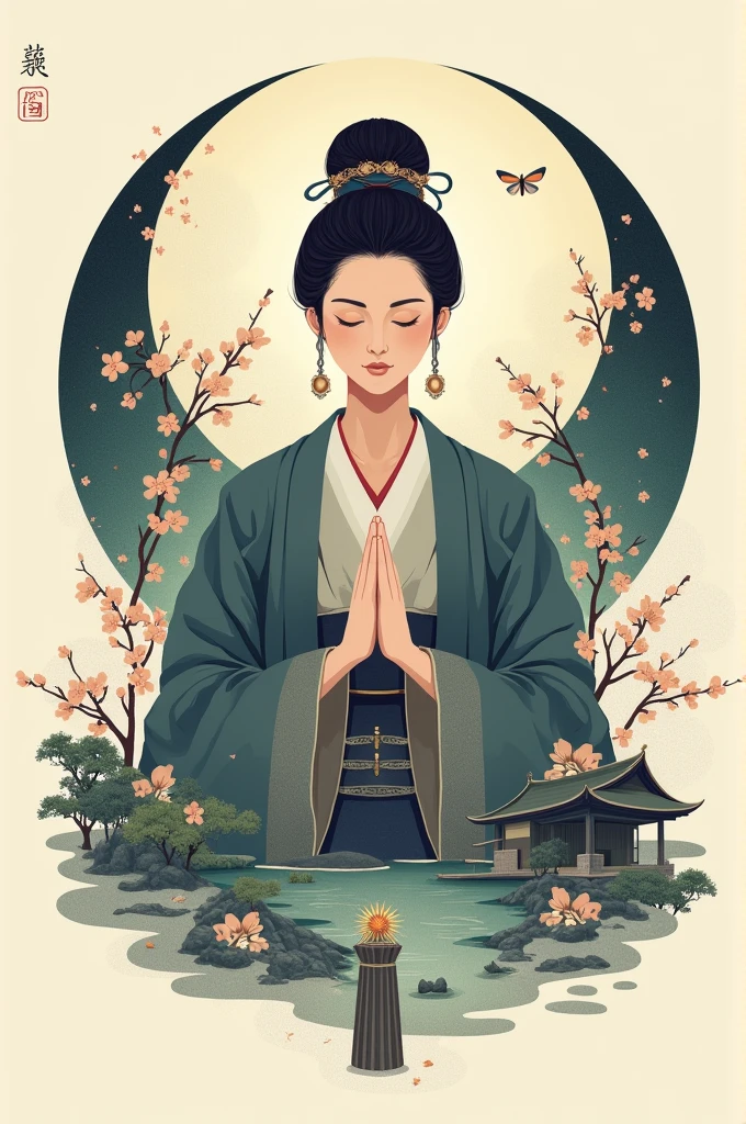 Create a logo with the theme "devotional with Dorama"