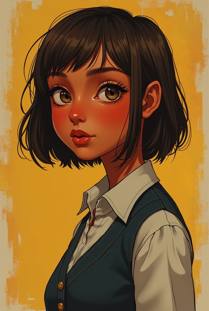 Name: Primrose Noel.
Sex/Gender: Female / Female.
Age: - Born 20th of November.
Appearance: Tall and wide with red skin, she has a respectful feel about her. She has vivid, angular, brown eyes, a softly shaped jaw, defined cheekbones and thin lips. She has very short, straight, brown hair.
Personality: Reassuring, exploitative, defiant, pompous and brave.
------------------------
Personal Status
Social Class: Working class.
Education: Can't read.
------------------------
Personal views
Religious view: Theist - (Faith: 74%).
World view: Pessimist.
Racial views: "Those s need to go back to their own country!".
Gender bias: "Women should be seen, not heard".
Age preference: "I respect actions, not ages".
Nationalism: "I am a proud citizen of my country".
Conflict: "War is wrong".
------------------------
Traits
Physical/Health: Has no notable health issues.
Quirks: Often chews gum, and laughs at inappropriate moments.
Likes: Cars, and hiking.
Dislikes: Low battery on her phone.
Afraid of: Blood, and Disease (Pathophobia).
Self-satisfaction: 62% - Increasing.
Fitness level: 88% - Increasing.
Motivator: Anger.
Skills: Good at seduction. Excels at judo.
------------------------
Favourites
Colours: Likes Red.
Music: Likes K-pop and Country.
Foods: Spicy food
Book Genre: Legend
Animal: Water Shrew
