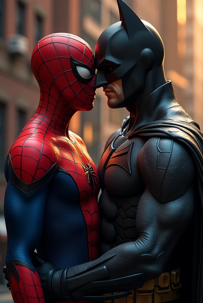 Spiderman having sex with Batman