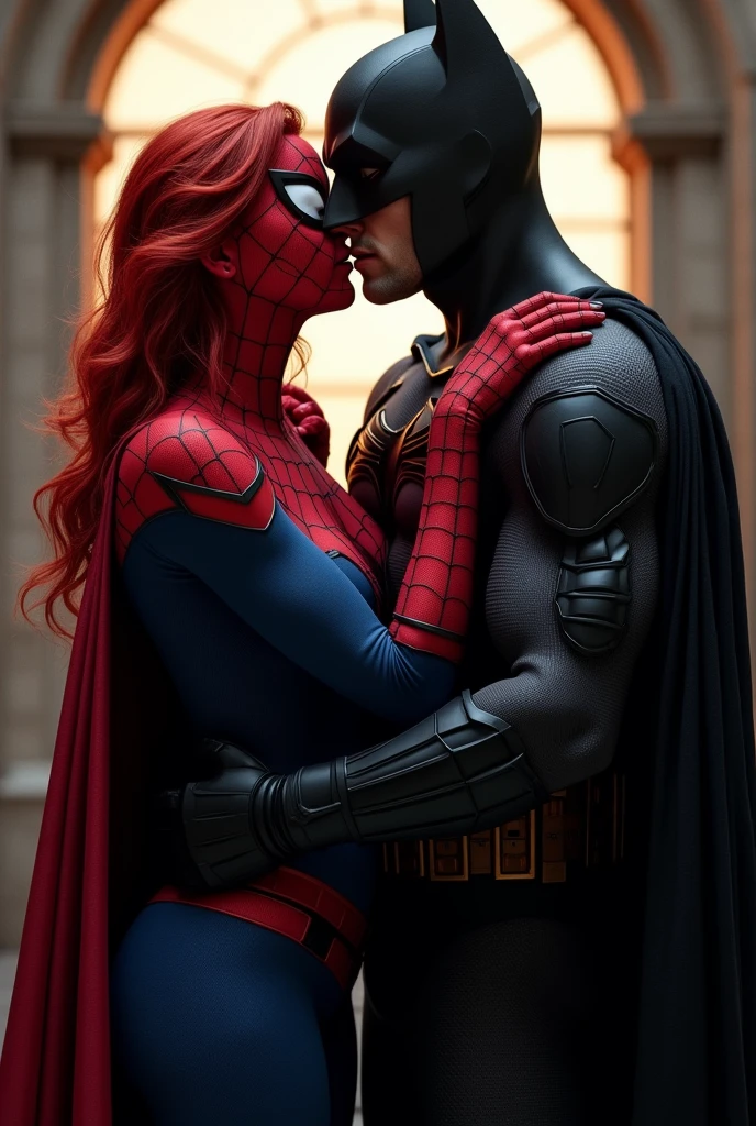 Spiderman having sex with Batman