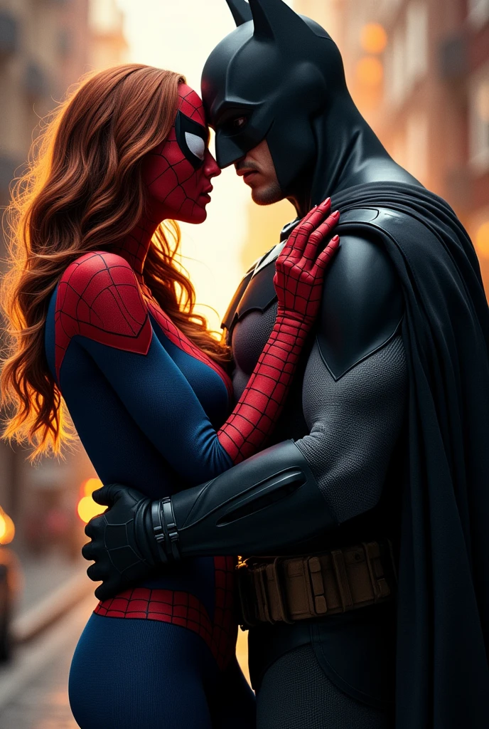 Spiderman having sex with Batman