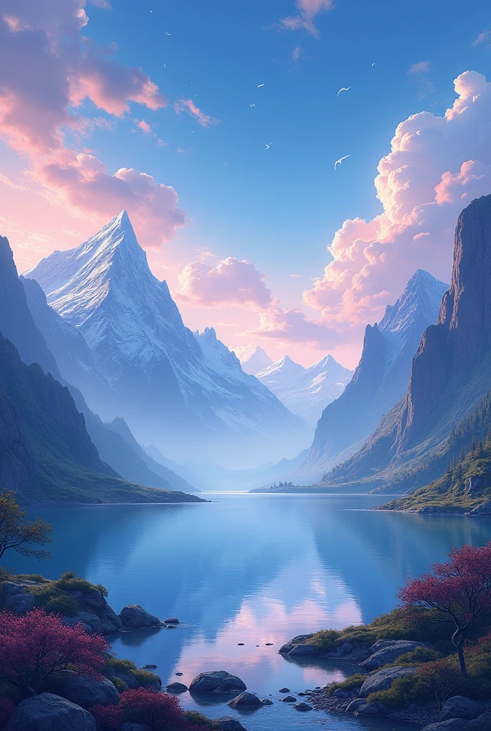 Game background menu anime fantasy magic medieval magic without people not a forest