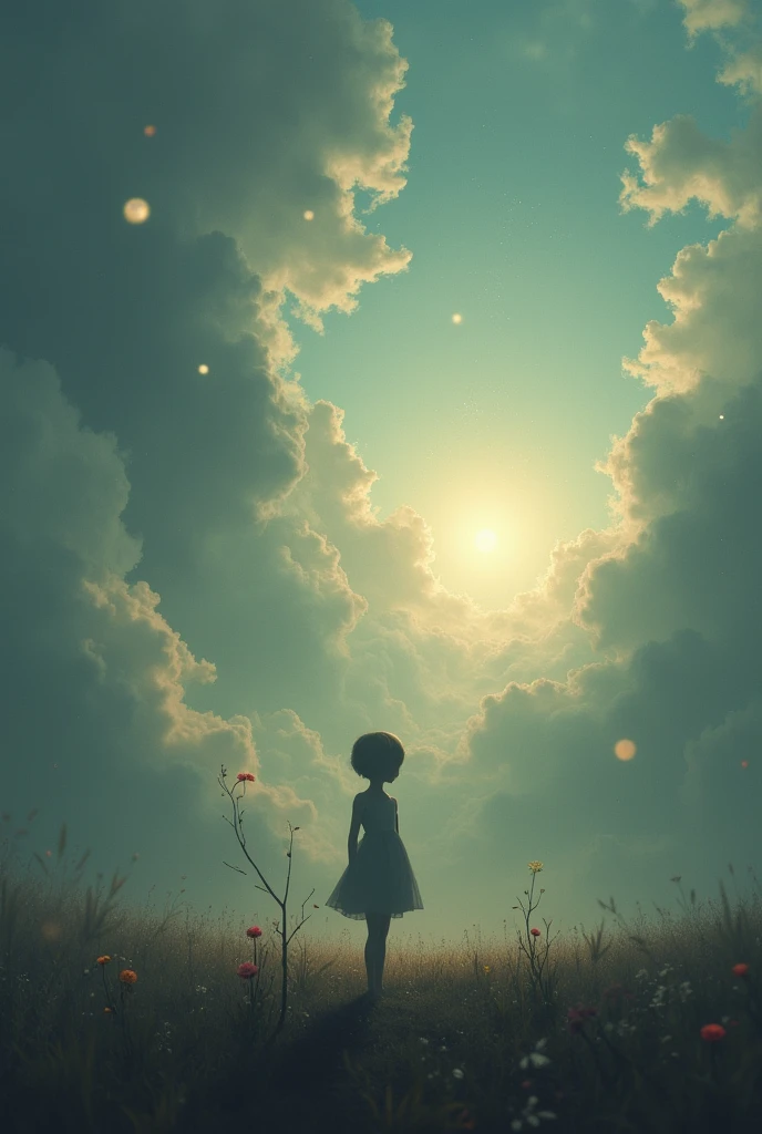 create an image that represents the meaning of life, as a suicide prevention campaign