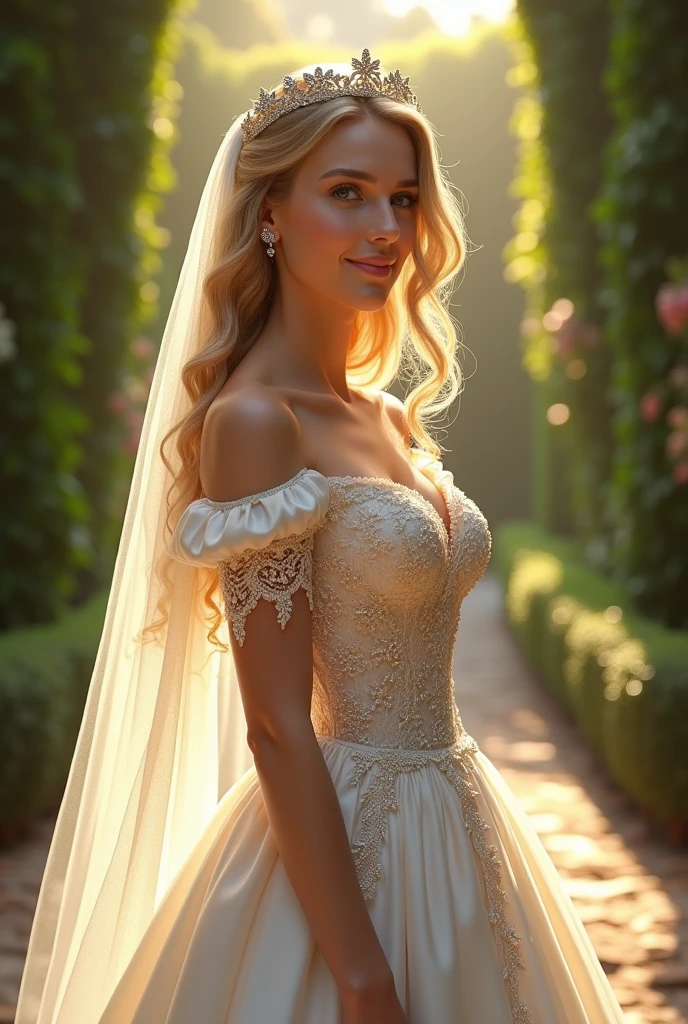 Princess Leonor in a wedding dress