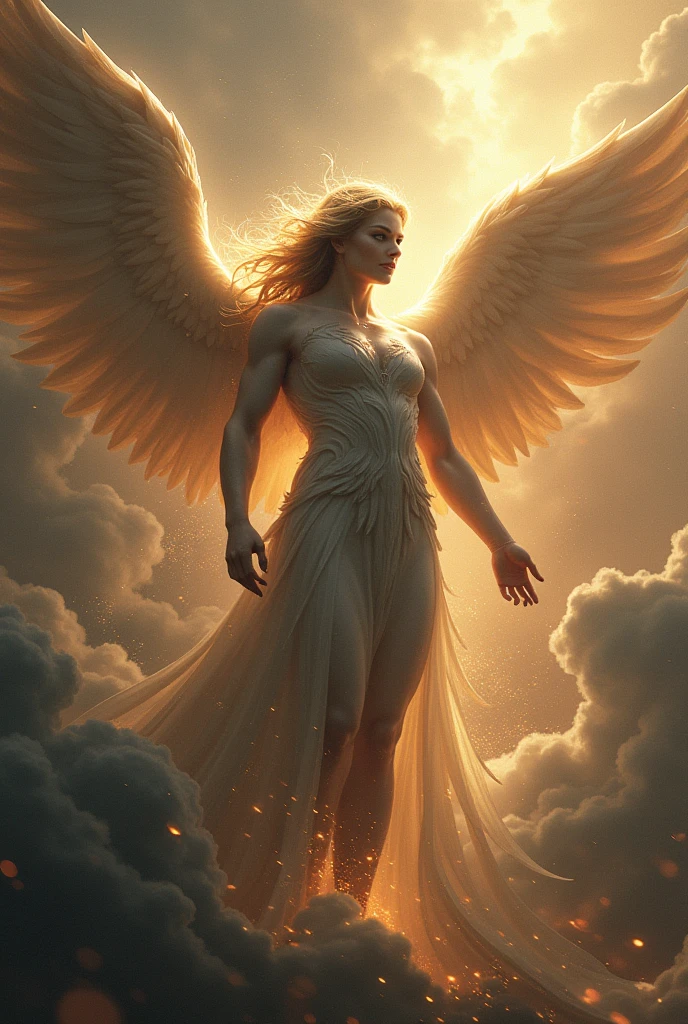create an image of lucifer as he is portrayed in the bible