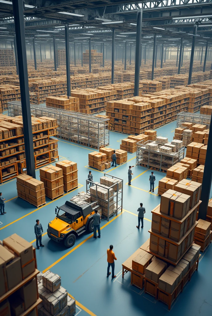 Create Amazon warehouse layout sample
