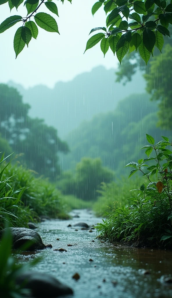 Rain 4K photo