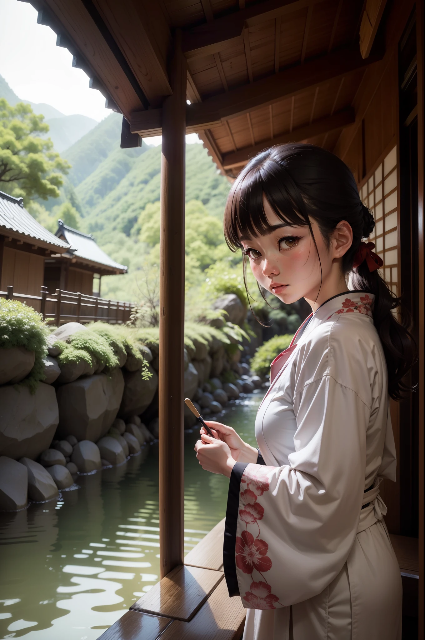 Hamamura Onsen characters