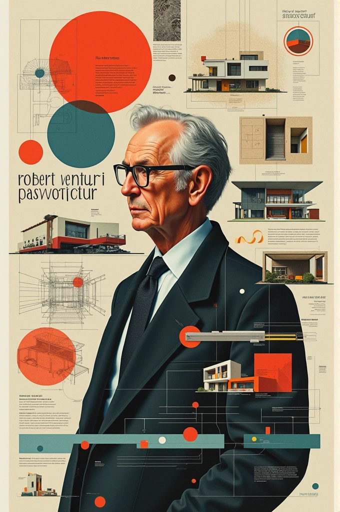 Robert Venturi project and his photo poster 