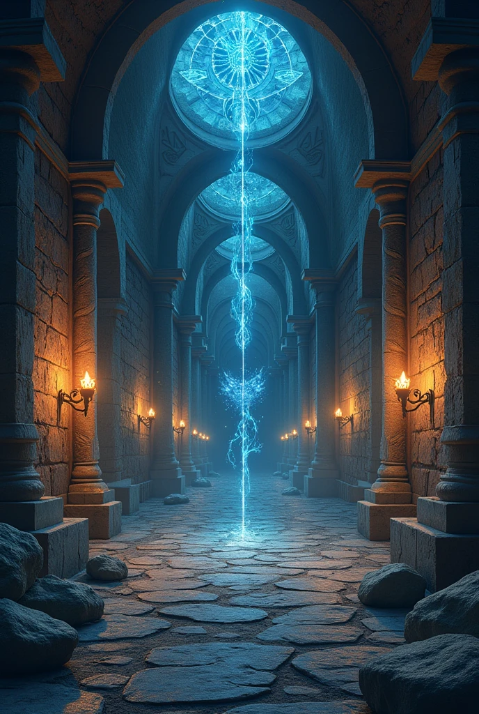 Game background - menu anime fantasy magic medieval magic without people dungeon