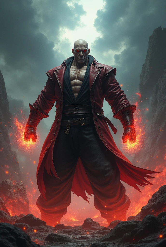 Heihachi Mishima with demon powers