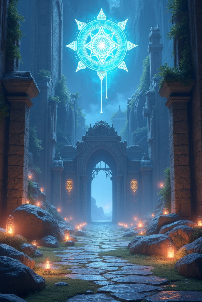 Game background - menu anime fantasy magic medieval magic without people not forest kotokomby