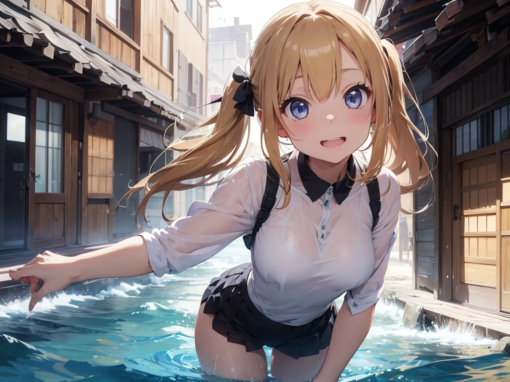 (masterpiece:1.3, Highest quality, Ultra-high resolution, Very detailed), (Realistic:1.1, photoRealistic:1.4), Beautiful illustrations, Perfect lighting, Strong light from the front, With front light, The best natural light, Daytime lighting, colorful, Written boundary depth, Beautiful detailsまでこだわった髪, Beautifully detailed face, Beautiful details, Beautiful clavicle, Beautiful body, Beautiful breasts, Beautiful thighs, Beautiful legs, Beautiful fingers, View your audience, Perfect Face, (Perfect Anatomy, Anatomically correct), Cute and symmetrical face, Baby Face, Sunburn, Glowing Skin, (Mid-length hair:1.5, Twin tails:1.2, blonde), Asymmetrical bangs, blue eyes, Long eyelashes, (Small breasts) , (Dairy-free), (Small breasts), (Beautiful views), Cowboy Shot, Are standing, (Cute Smile, Upward glance, Open your mouth), (Completely naked), (Full nudity), hot spring, 横に並んで隣の人の背中に腕を回しているCompletely nakedの看護婦のグループ, 横に並んで隣の人の背中に腕を回しているCompletely nakedのナースのグループ, 横に並んで隣の人の背中に腕を回しているFull nudityの看護婦の集団, 横に並んで隣の人の背中に腕を回しているFull nudityのナースのグループ,
