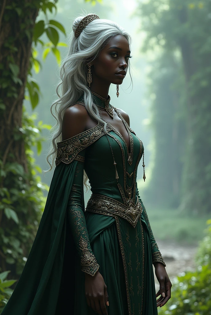 A silver-haired velaryon and the fairest of the seven kingdoms,She has black skin color She is the most beautiful in the world She is  