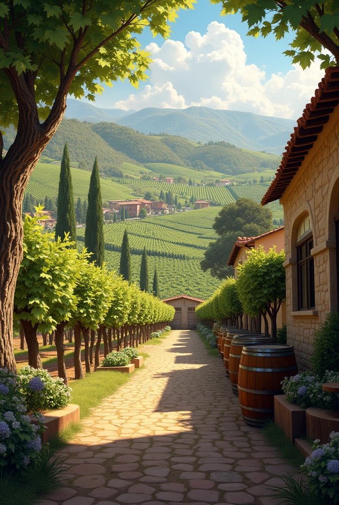 The Lorenzis are known for our vineyards and the wine we produce