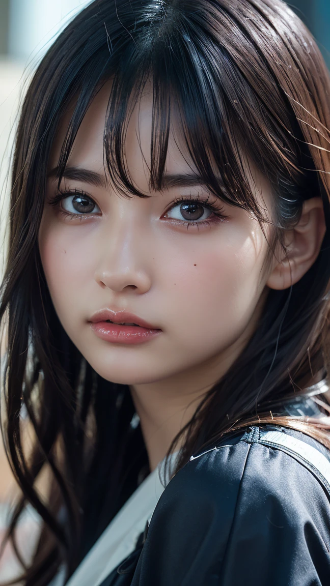 Face retouching///Dressed, Fix it in safe mode, (Faithfully reproduced in every detail1.37), (1. Lady), 20-year-old, (Best quality correction:1.21), 32K resolution, (Realistic:1.21), (超Realistic:1.21), High resolution UHD, (masterpiece:1.21), (Improvement of quality:1.21), (Very beautiful facial details), (Perfect Anatomy:1.21), Physically Based Rendering, Ray Tracing, (Highest Quality Real Texture Skins:1.21), (Very fine eye:1.21), (Symmetrical eyes:1.21), Fine and beautiful eyelashes, Sharpen your eyebrows, (Sharp focus), Professional cinema lighting,