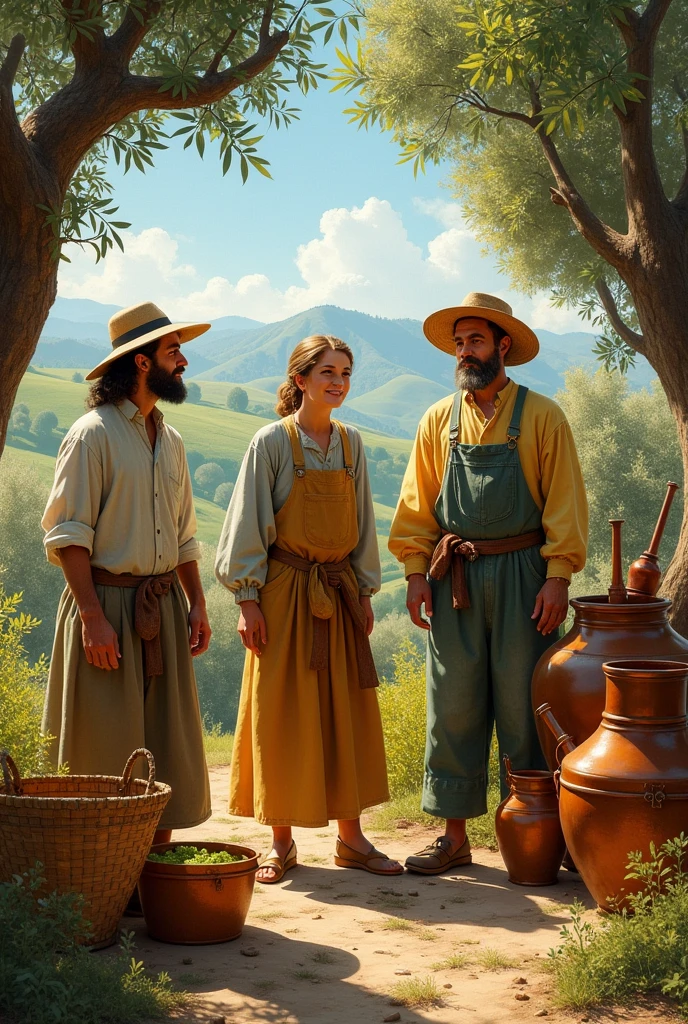 while the De Lucas are famous for their olive oil.