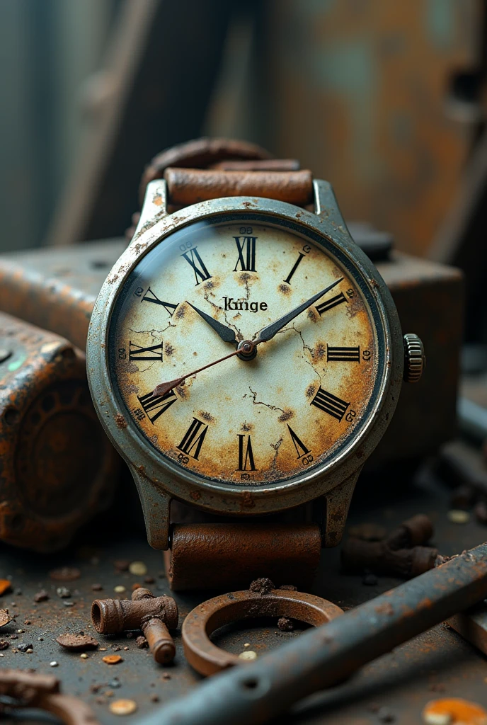 Dilapidated watch 


