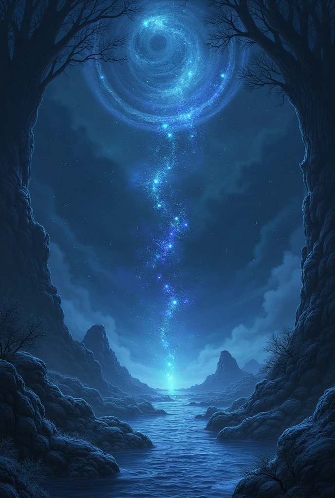 Game background - anime menu middle ages without people not forest cave kotokomby space dark