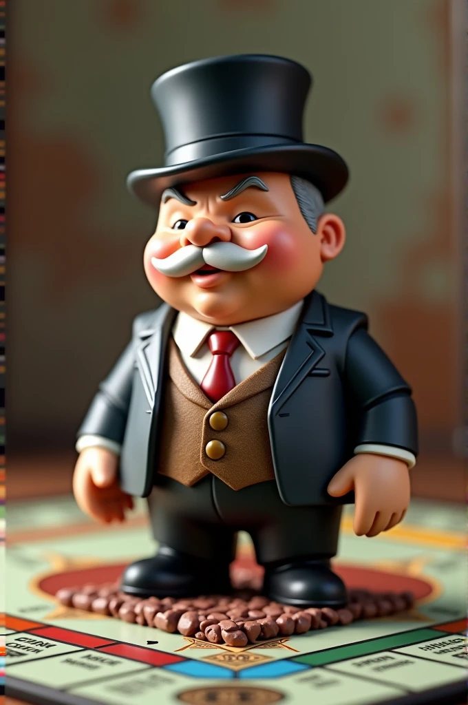 Make me a 3d monopoly doll