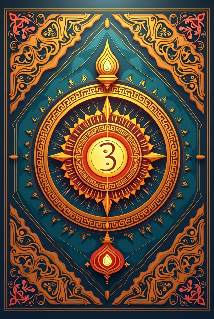 Creat a Logo with L2 Tech faculty written over it. The logo is for a religious purpose, particularly hindu religion, where Bhagvad Geeta is thought so, put the essence of Dravidian style background. And the July L2 Tech Faculty should be written in Aesthetic way