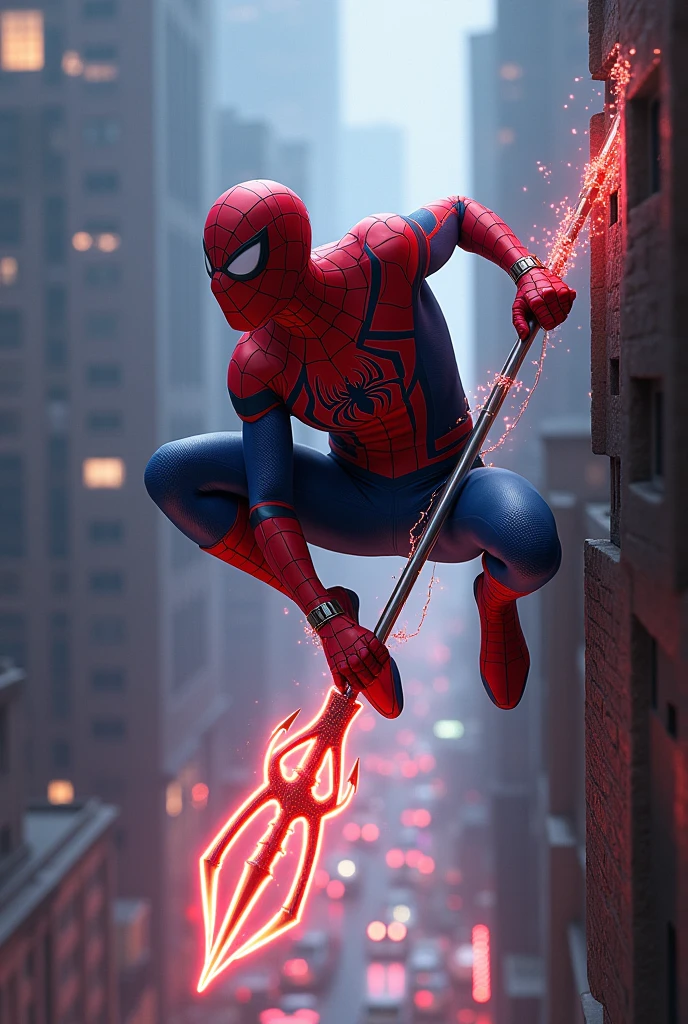  trishul Spider man 




