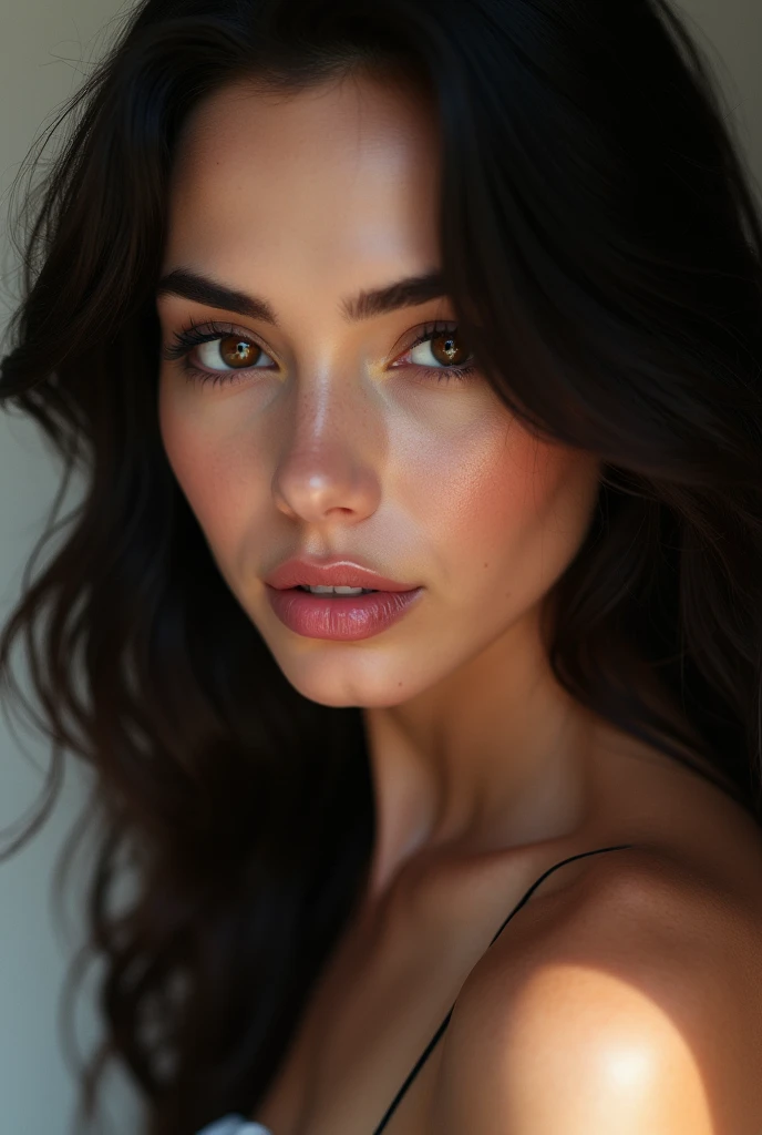 Realistic sexy women brunette