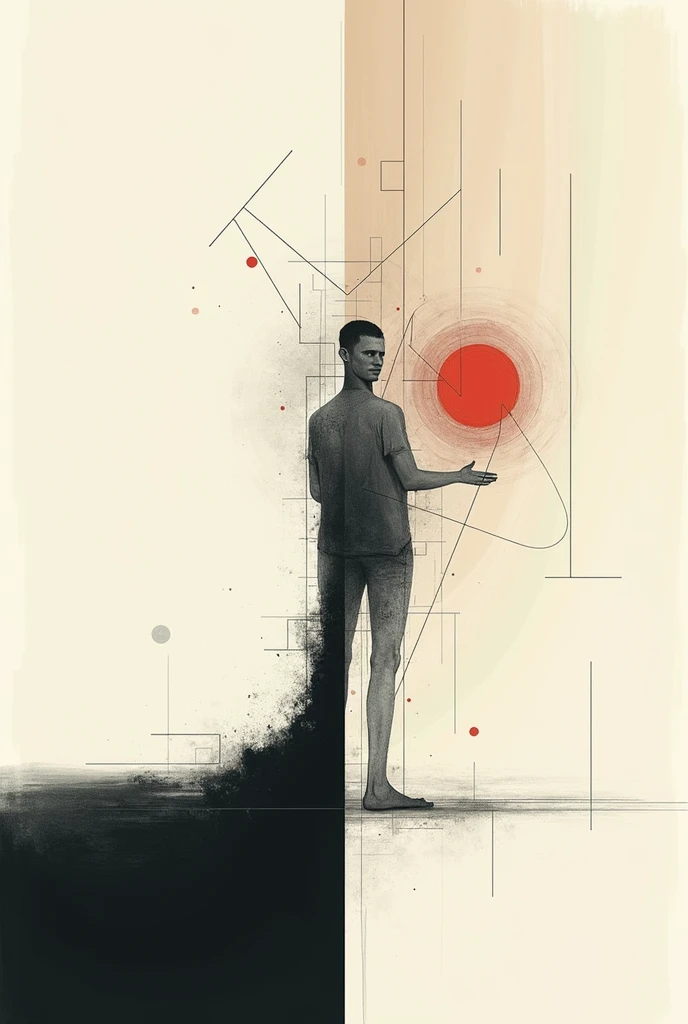 Drawing with 2 Gestalt laws and one of those laws is the law of figure and background