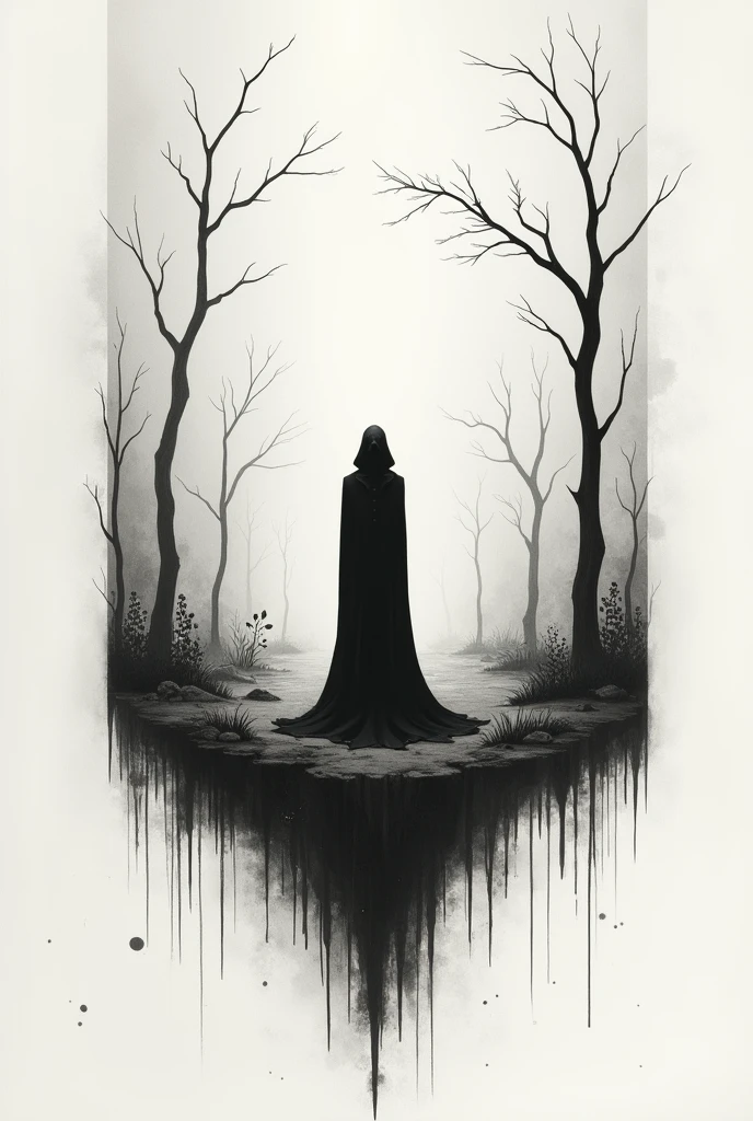 Drawing with the law of figure and background
