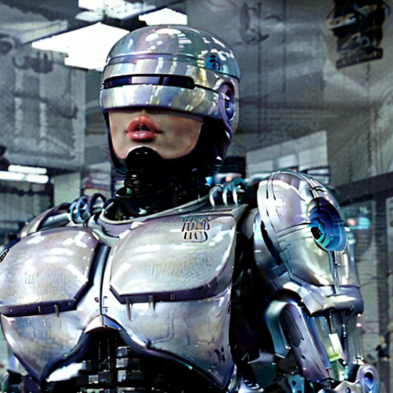 Female Robocop,Big Breasts,Sexy body,