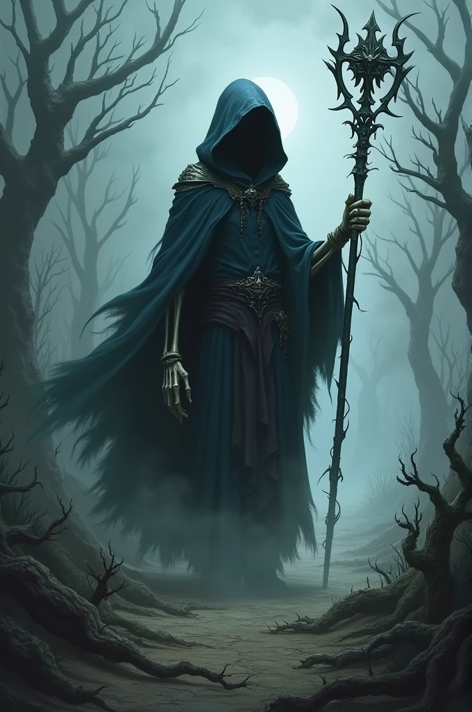 Young necromancer character