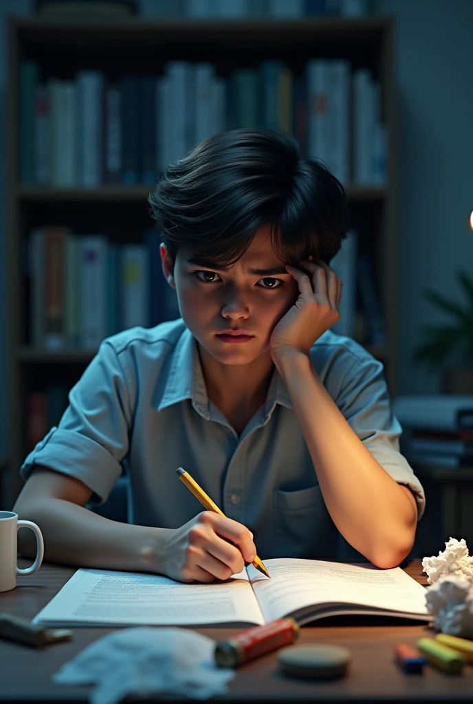 a student before taking a difficult ETEC test
