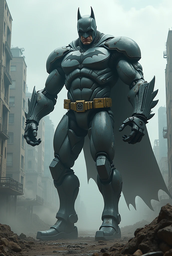 Batman and horse colaib in one body monster hybrid mega machine