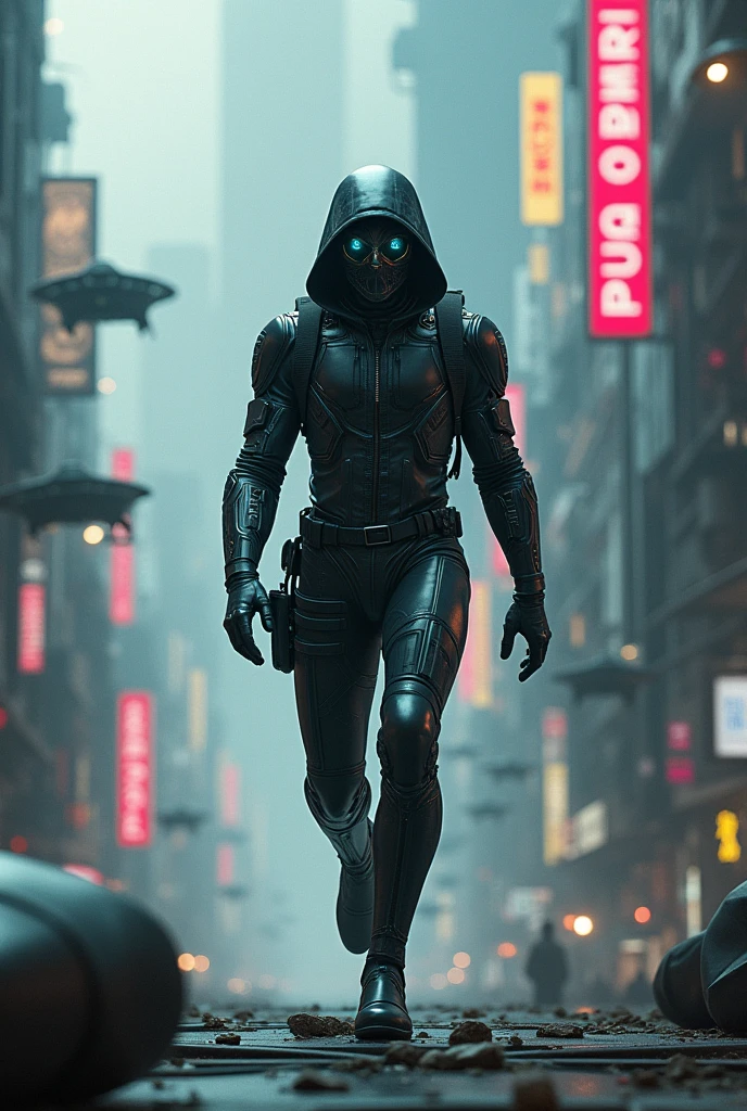 bandit in a city of the future
