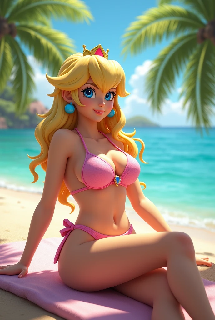 Super Mario Peach en Bikini 