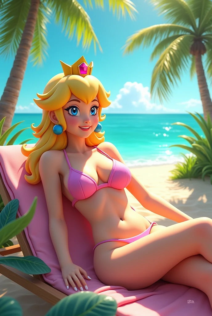 Super Mario Peach en Bikini