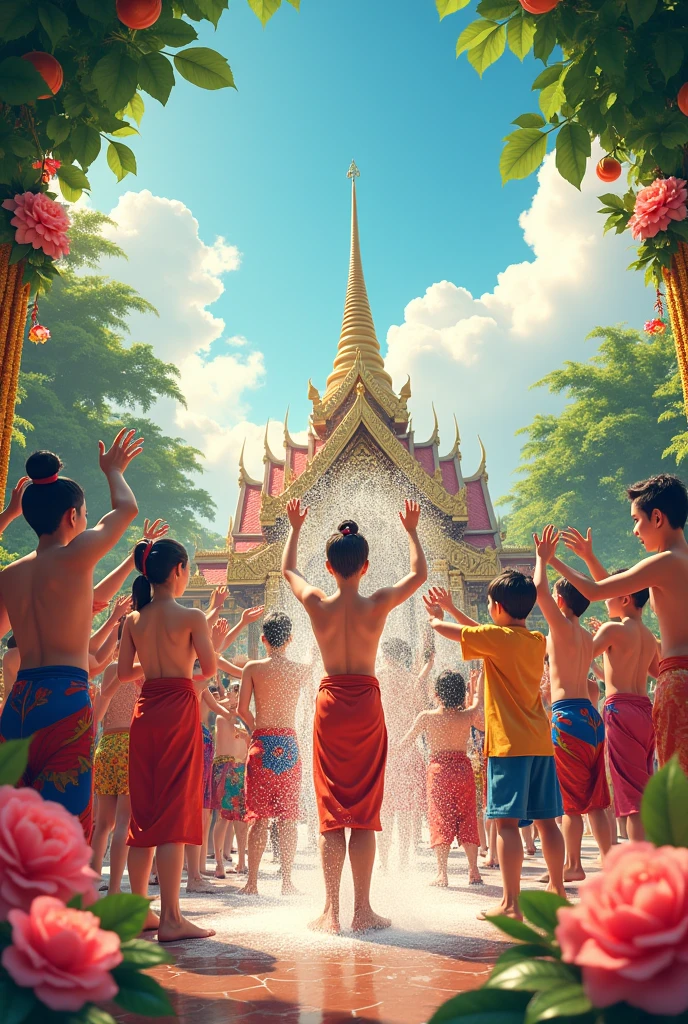 Songkran themed poster