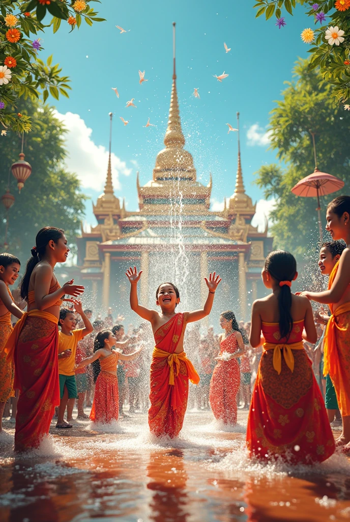 Songkran themed poster
