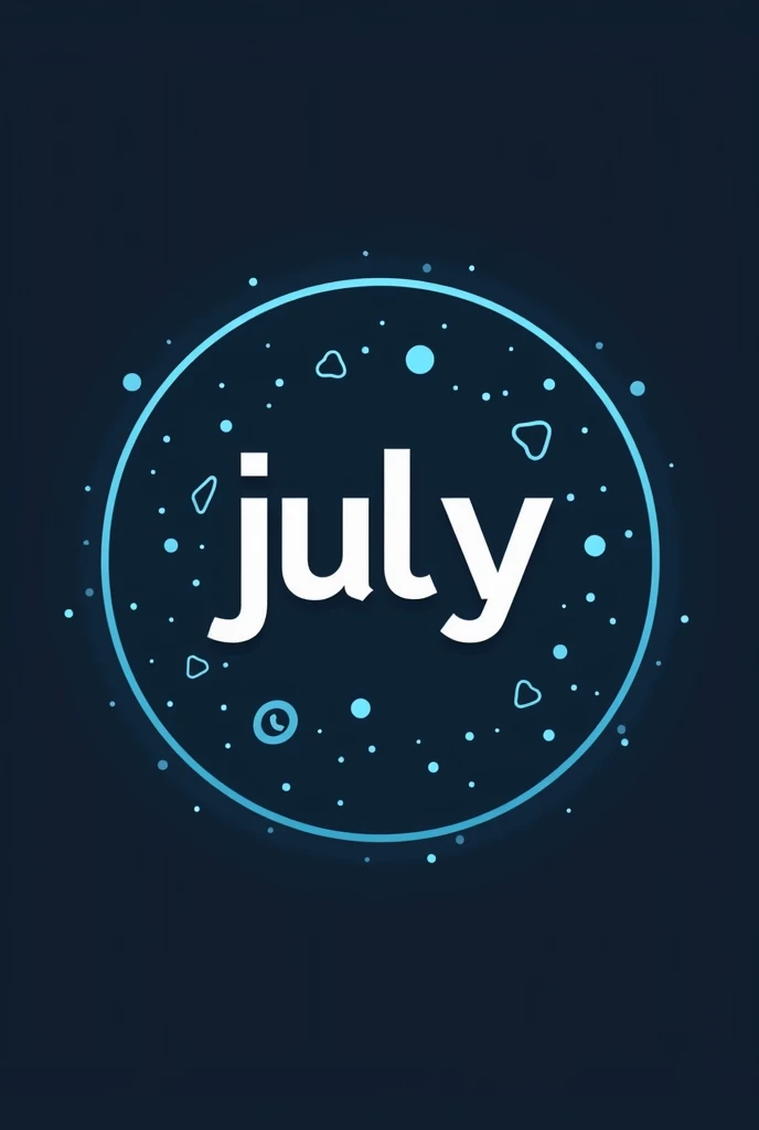 Creat a Logo of "July L2 Content Sharing" written over it. The purpose of Logo is sharing Text messages, WhatsApp Audios and Jpegs so make the proper logo taking in all the information. Make it circular in symmetry.