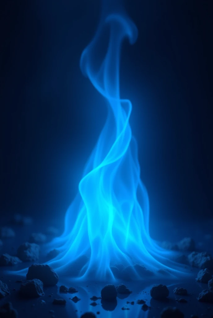 make a fire of blue color