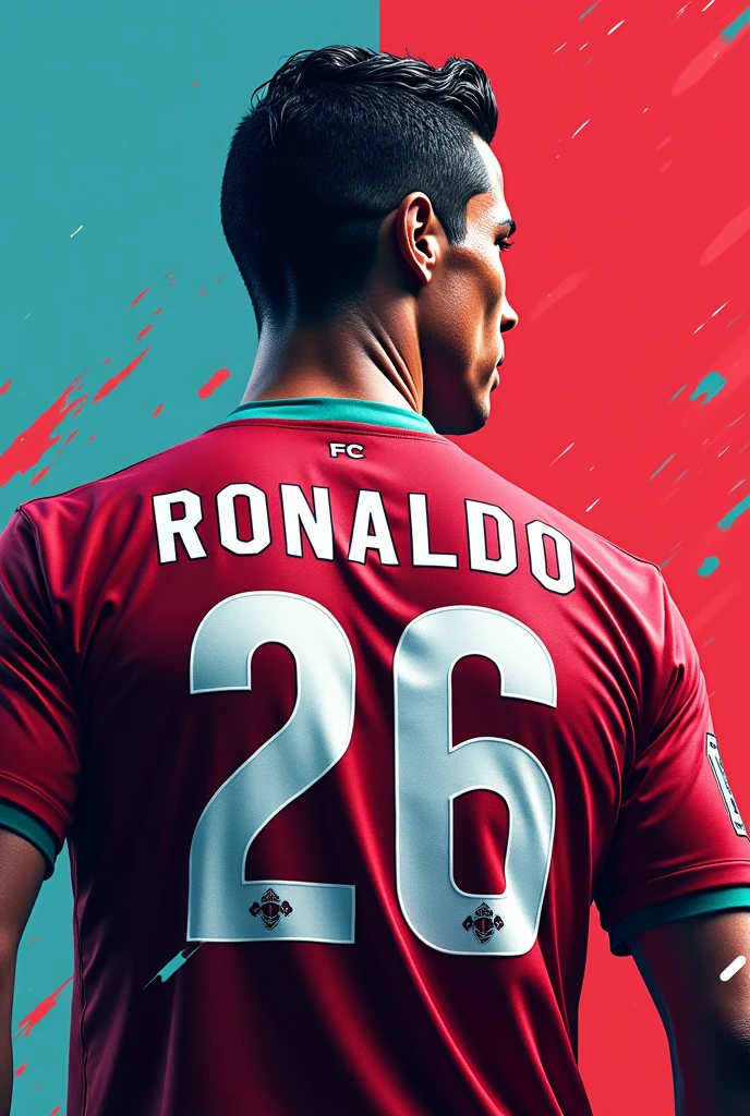 Jeux football cover logo écrit fc 26 cristiano ronaldo