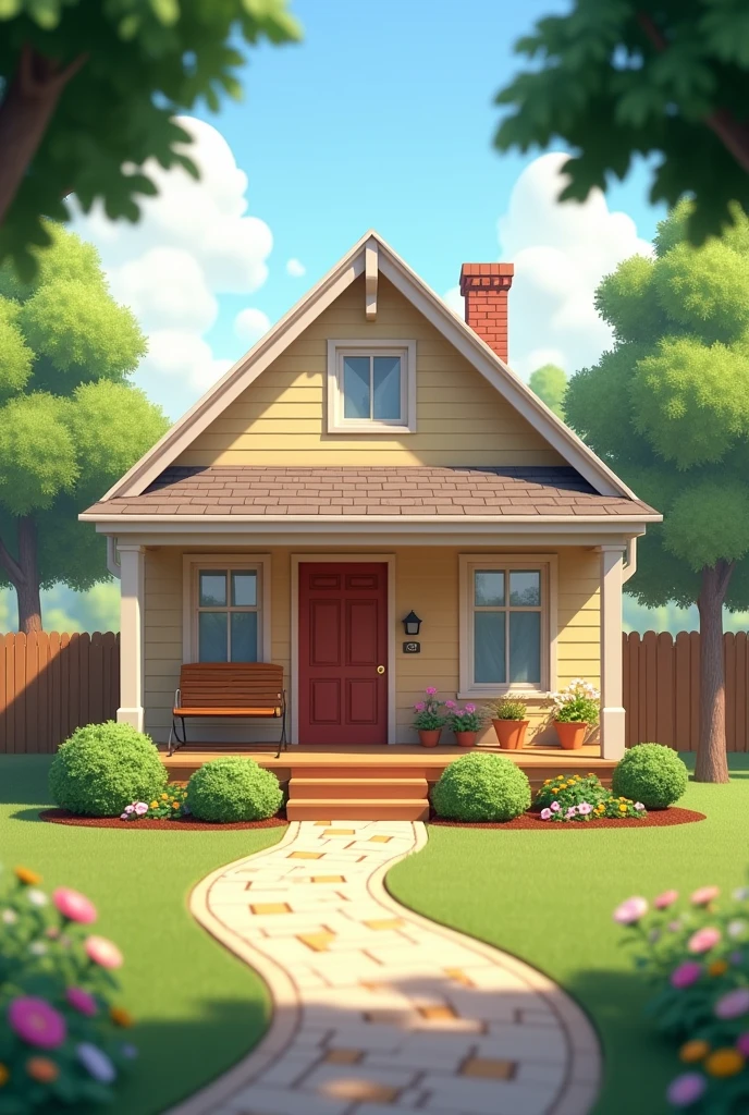 Modest house