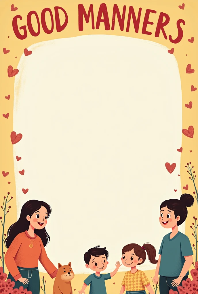 make a poster about manners