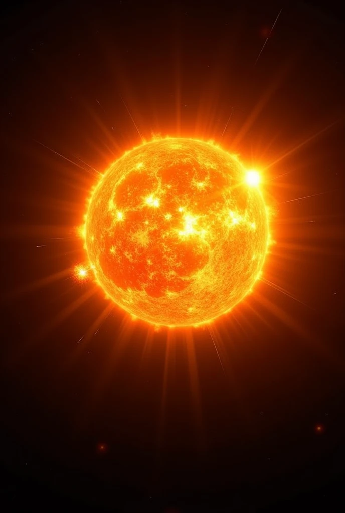 Generates an image of the sun seen from space