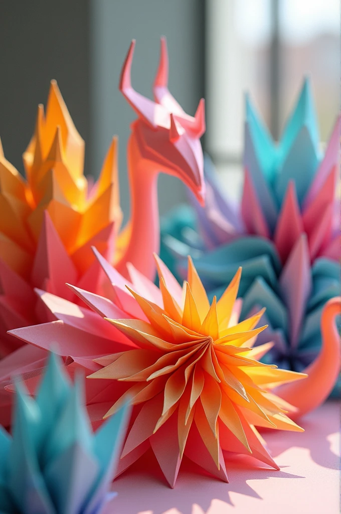 You could create an advertisement for a 3D origami startup in English (Let it be simple)