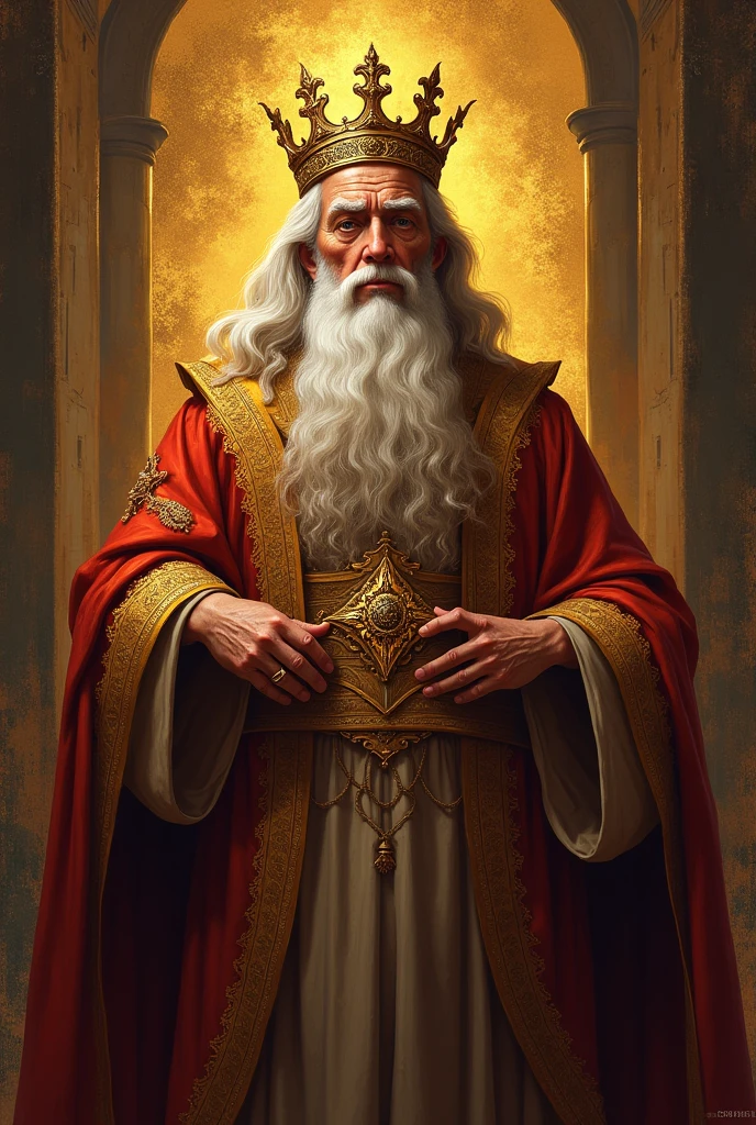 Create a profile picture for your YouTube channel "Voice of Solomon", which explores the teachings of King Solomon described in Proverbs. The image must convey wisdom, royalty and spirituality, being visually appealing and representative of the channel&#39;s content.