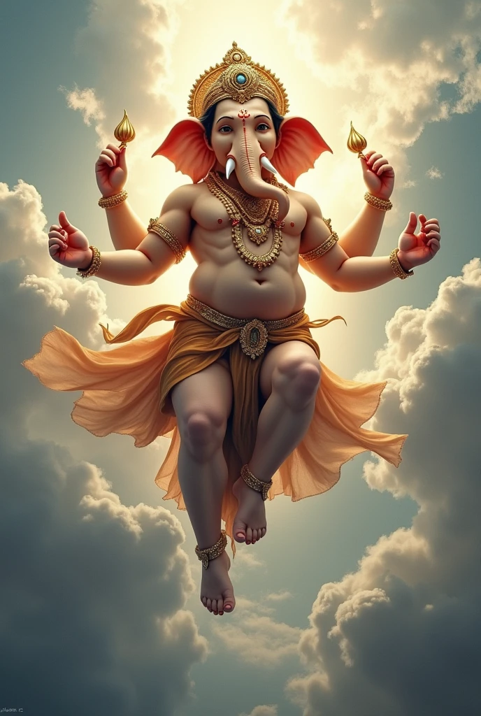 Shree ganesh ji in flight