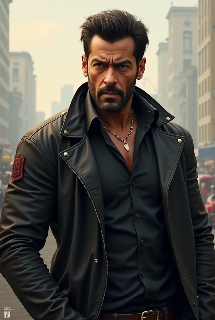 Salman Khan with stylish look and some wounds,and wit sikandar title